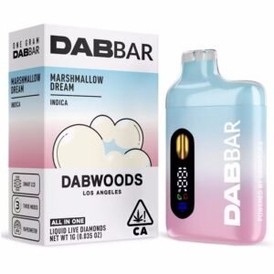 dabwoods dab bars 2.0 liquid diamond 1g marshmallow dream