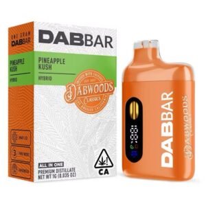 dabwoods dabbar classics 2.0 distillate 1g pineapple kush